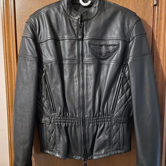 Harley Davidson woman’s leather riding jacket - Picture 2 of 8